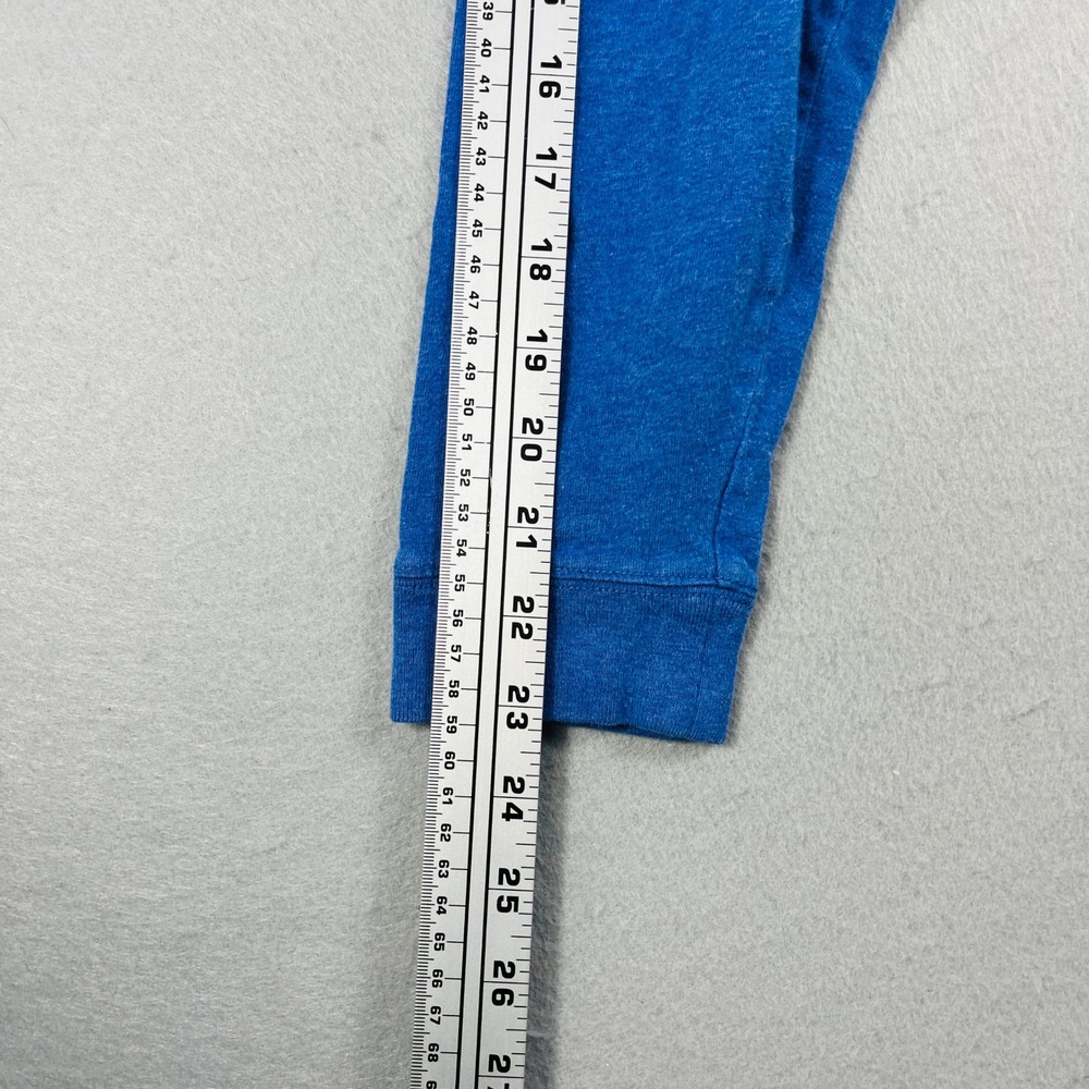 Pendleton Mens Blue Heather Long Sleeve Pocket T-Shirt Split Neck Cotton Size M - Picture 6 of 8